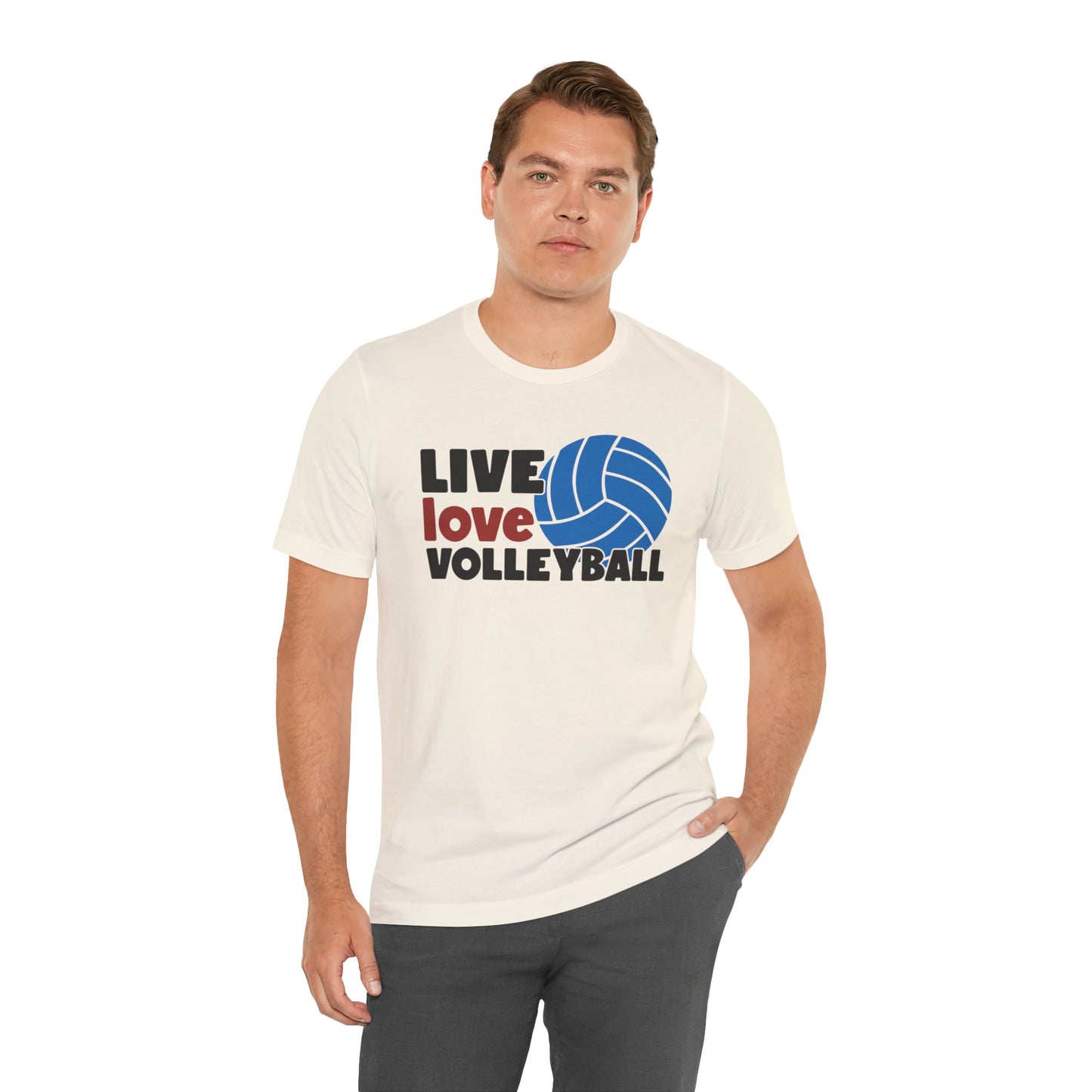 Live Love Volleyball T Shirt,gift for her,gift for him,volleyball gift,sports tee,team shirt,player gift,coach gift,Love Volleyball,Spike it