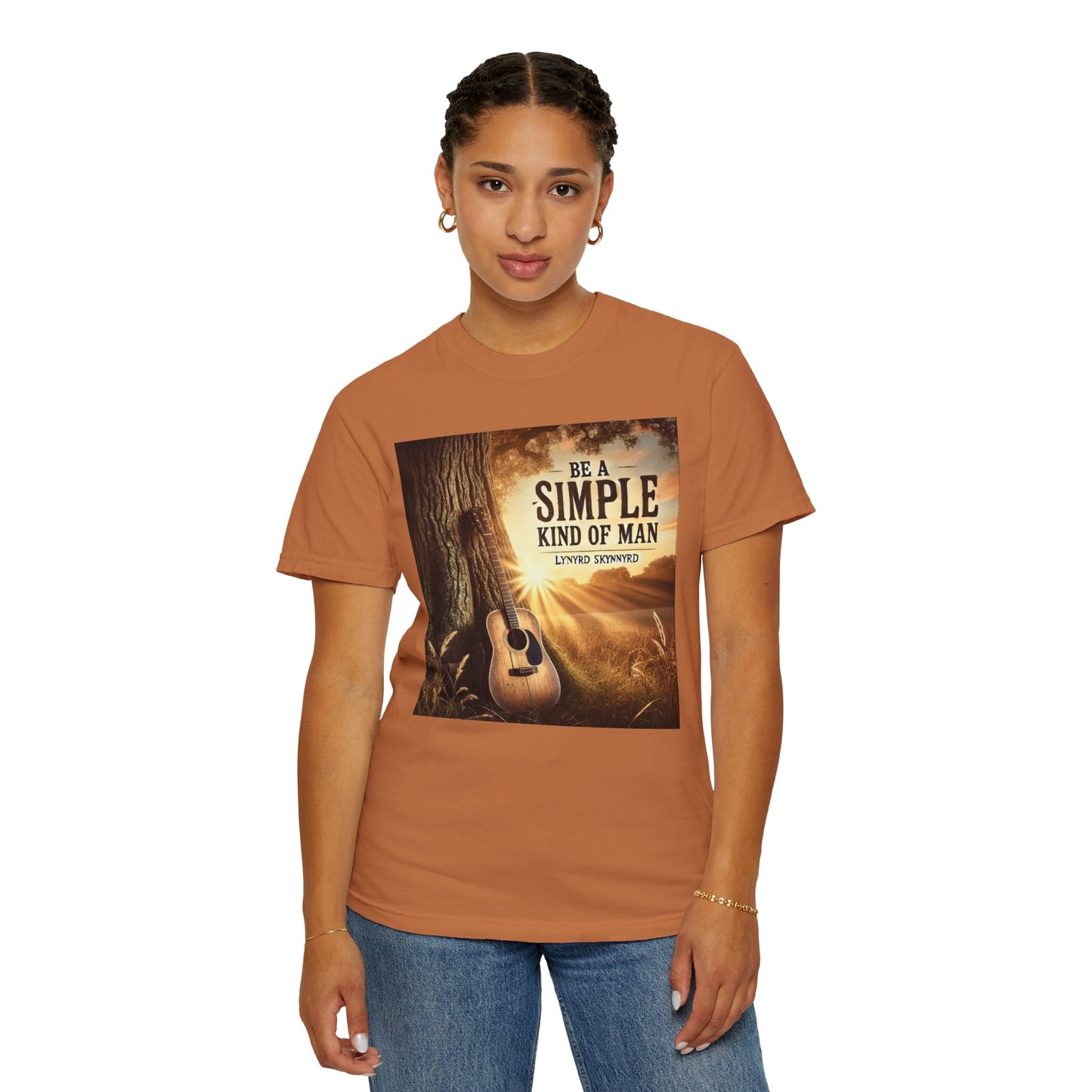 Music Lynyrd Skynyrd Inspired Simple Man Graphic - Unisex Comfort Colors Shirt