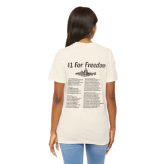 41 For Freedom FBM Fleet Ballistic Missile Submarine Unisex Jersey Short Sleeve Tee