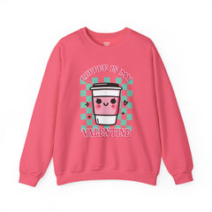 Woman's Coffee Valentine -  Unisex Heavy Blend™ Crewneck Sweatshirt