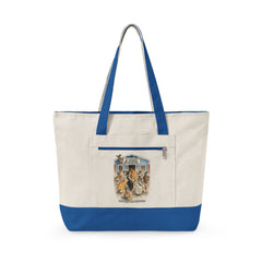 Who Let The Cats Out  Baldwin Harbor Animal Hospital Canvas Tote — Zippered Beach Bag for Cat Lovers