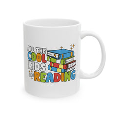 Fun Book Reading mug, white ceramic mug, funny Librarian gift, 11oz, 15oz mug, gift for Librarian, gift for him, gift for her, Birthday gift