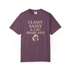 Classy Sassy T-shirt, Unisex Casual Top, Statement Tee, Gift for Her, Fashion Apparel, Birthday Humor Shirt
