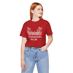 Phlebotomist Humor Tee, Funny Medical Shirt, Nurse Gift, Blood Tech Wear, Cute Phlebotomy Humor, Healthcare Apparel