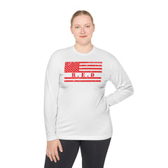 RED Friday, Army Navy Air Force Marines, Patriotic, Remember Everyone Deployed, Support Our Troops, - Unisex Lightweight Long Sleeve Tee