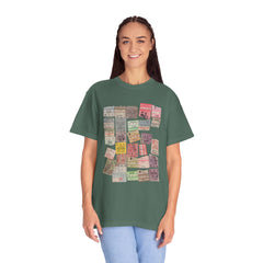 Classic Rock Concert Tickets  Garment-Dyed T-shirt