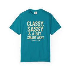 Classy Sassy T-shirt, Unisex Casual Top, Statement Tee, Gift for Her, Fashion Apparel, Birthday Humor Shirt