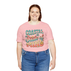 Coastal State of Mind Tee — Retro Beach Graphic T-Shirt