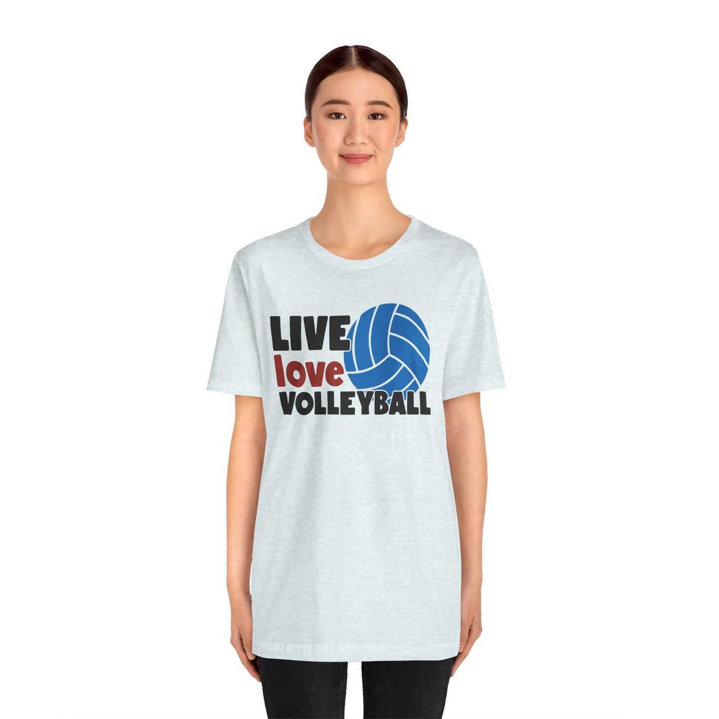 Live Love Volleyball T Shirt,gift for her,gift for him,volleyball gift,sports tee,team shirt,player gift,coach gift,Love Volleyball,Spike it