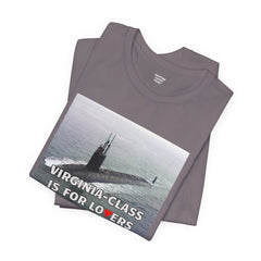 Funny Submarine Tee, Nautical Humor Shirt, Virginia-Class Submarine Gift, Unisex Graphic T-Shirt, Navy Life Apparel, Casual Wear