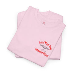 SUBMARINER RED Friday T Shirt with Fouled Anchor, American Flag, FBM / Boomer Silhouette. Remember Everyone Deployed, Dolphins