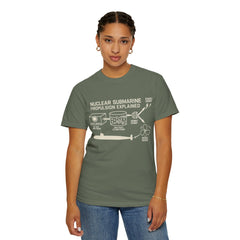 Nautical Science T-Shirt, Unisex Graphic Tee, Marine Themed Apparel, Gift for Engineers, Submarine Enthusiast Shirt, Casual Wear