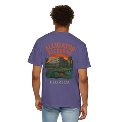 Alligator Alcatraz T-Shirt, Vintage Style Tee, Florida Souvenir Shirt, Unisex Graphic Top, Comfortable Casual Wear