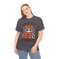 Cute But Spooky Halloween Raccoon! Graphic Unisex Heavy Cotton Tee