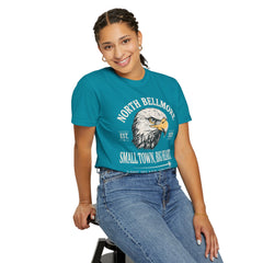 Your Home Town Personalized Eagle T‑Shirt — "Small Town, Big Heart"