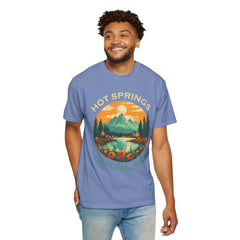 Hot Springs National Park Graphic, Comfort Colors Soft Relaxed Fit Unisex Garment-Dyed T-shirt