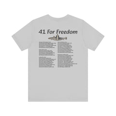 41 For Freedom FBM Fleet Ballistic Missile Submarine Unisex Jersey Short Sleeve Tee