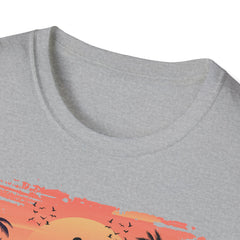 Surfing Unisex Softstyle Graphic T-Shirt