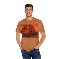 Not Fragile Unisex Garment-Dyed T-Shirt -BTO Inspired Vintage Guitar Graphic Tee