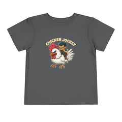 Toddler Chicken Jockey Tee - Fun Minecraft Animal T-Shirt for Kids