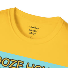 Booze Holic Cat with Bottle Unisex Softstyle T-Shirt  Pop Art Feline