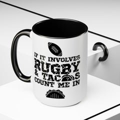 Funny RUGBY Ceramic 15oz Mug