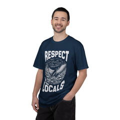 Respect the Locals Whale T-Shirt — Marine Conservation Graphic