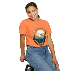Mount Rainier National Park Graphic, Comfort Colors Soft Relaxed Fit Unisex Garment-Dyed T-shirt