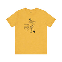 Terry Fox Inspirational Amputee Quote - Unisex Short Sleeve Tee,Amputee Awareness,Gift For Him,Gift For Her,Leg Amputee,Limb Loss Awareness