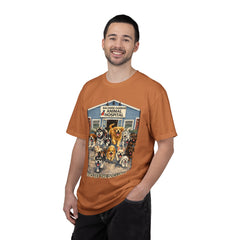 Front Graphic "Who Let the Dogs Out?" Baldwin Harbor Animal Hospital Cute Vet Clinic T Shirt