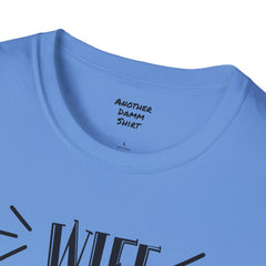 Wife Nurse Mom - Unisex Softstyle T-Shirt | Nurse Awareness,Medical Wear,Gift For Him,Scrubs Lover,Hospital Staff Gift,Gift For Her,RN