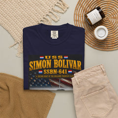 USS Simon Bolivar SSBN-641 Submarine T-Shirt – Forty One for Freedom Tribute