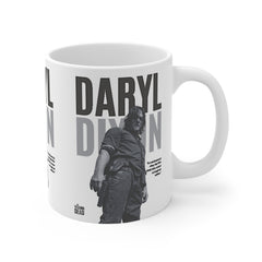 Daryl Dixon Ceramic Mug — The Walking Dead Three-Panel Fan Coffee Cup (11oz/15oz/20oz)