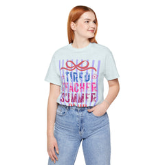 Tired Teacher Summer Club Tee