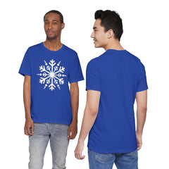 Let It Snow Galaxy Snowflake T-Shirt — Christmas Winter Starburst Tee