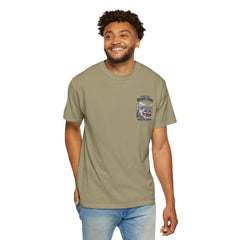 Where the Road Ends Long Island Unisex Garment-Dyed T-shirt