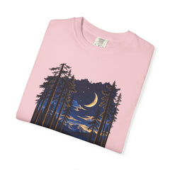 Moonlit Forest T-Shirt – Nature Lover Camping Shirt