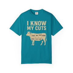 Funny Cow Cuts Unisex T-Shirt - Gift for Meat Lovers, BBQ Parties