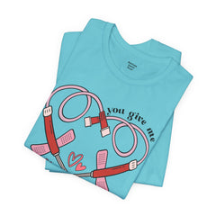Phlebotomist Heart Butterflies Tee