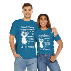 Clumsy Funny Penguin Graphic Tee | Unisex Heavy Cotton Tee | Great Gift for Animal Lovers, Birthdays, Casual Wear, Humorous Gifts, Everyday Style