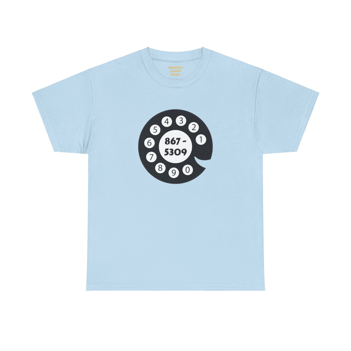 867-5309 Rotary Dial Tee: 80s Pop Music, Jenny's Number