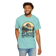 Glacier National Park Graphic, Comfort Colors Soft Relaxed Fit Unisex Garment-Dyed T-shirt