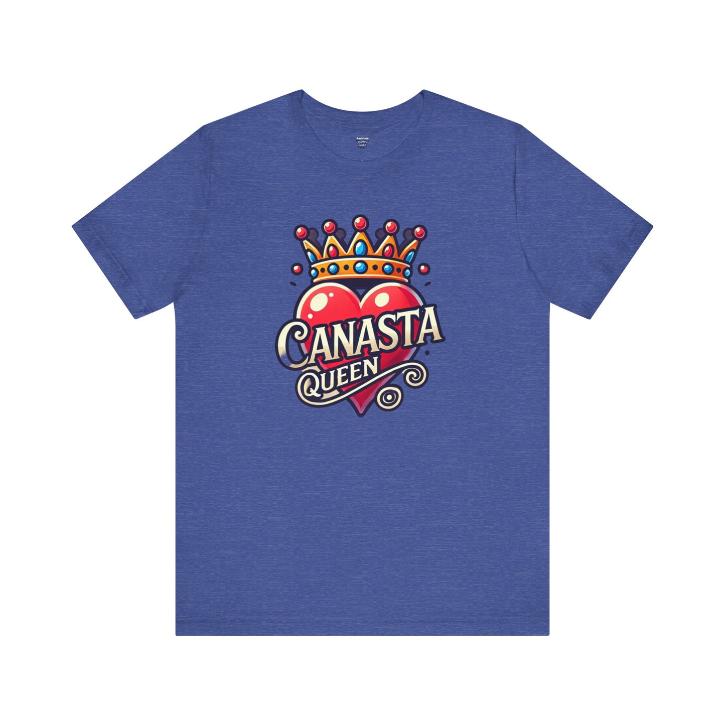 Canasta Queen Crown and Heart - Graphic Unisex Tee