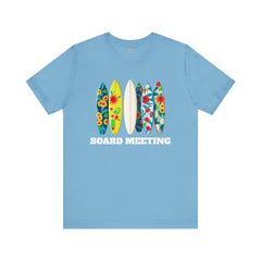 Surfboard Meeting Unisex Tee - Fun Beach Vibe for Summer Gatherings