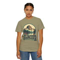 Glacier National Park Graphic, Comfort Colors Soft Relaxed Fit Unisex Garment-Dyed T-shirt