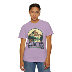Glacier National Park Graphic, Comfort Colors Soft Relaxed Fit Unisex Garment-Dyed T-shirt