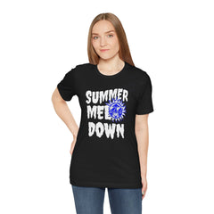 Summer Meltdown Graphic Tee — "Summer Melt Down" Sun Design