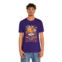 Fall Vibes Teacher Life T-Shirt