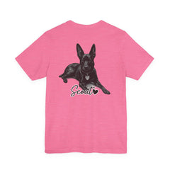 Dog Mom T-Shirt — Personalized Your Dog Image  Tee (Custom Name)