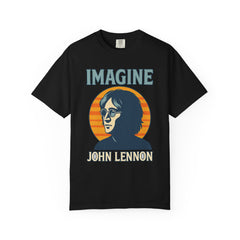 John Lennon Imagine T-Shirt, Vintage Graphic Tee, Music Lover Gift, Unisex Casual Wear, Retro Art Shirt